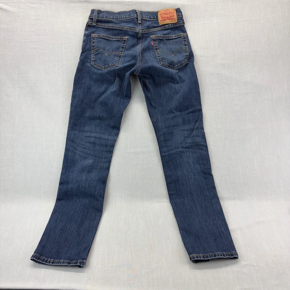 Levi's 511 Slim Fit Jeans Dark Indigo Blue Denim W32 L34 04511-1390 Mens